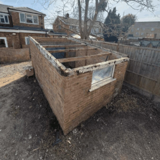 Garage Roof Removal After